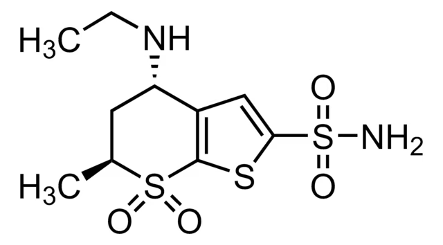 Dorzolamide structure, CAS 120279-96-1