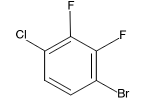 1-Bromo-2,3-difluorobenzene structure, CAS 38573-88-5