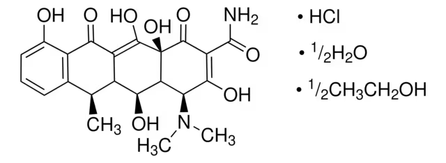 Doxycycline hyclate structure, CAS 24390-14-5