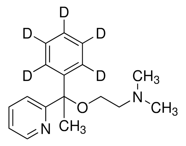 Doxylamine structure, CAS 469-21-6