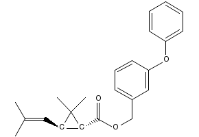 D-Phenothrin structure, CAS 26046-85-5
