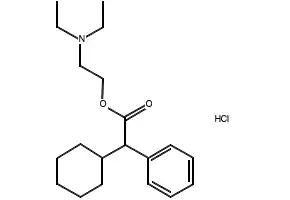 Drofenine structure, CAS 1679-76-1