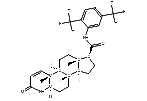 Dutasteride structure, CAS 164656-23-9