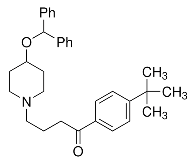 Ebastine structure, CAS 90729-43-4