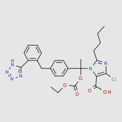 Elisartan structure, CAS 158682-68-9
