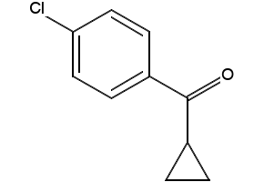 (4-Chlorobenzoyl)cyclopropane structure, CAS 6640-25-1