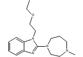 Emedastine structure, CAS 87233-61-2