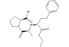 Enalapril structure, CAS 75847-73-3