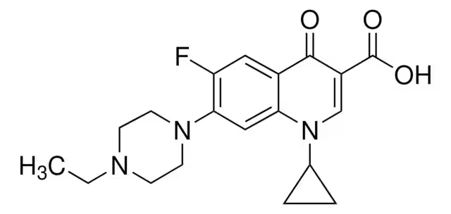 Enrofloxacin structure, CAS 93106-60-6