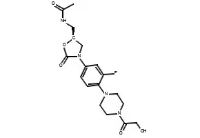 Eperezolid structure, CAS 165800-04-4