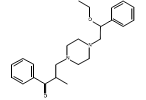 Eprazinone structure, CAS 10402-90-1