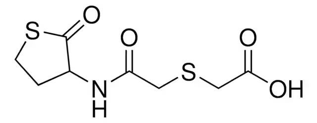 Erdosteine structure, CAS 84611-23-4