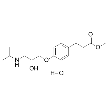 Esmolol hydrochloride structure, CAS 81161-17-3