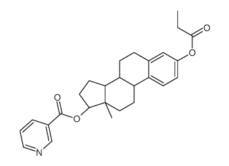 Estrapronicate structure, CAS 4140-20-9