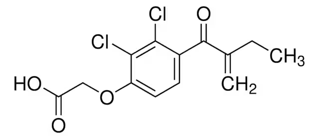 Etacrynic acid structure, CAS 58-54-8