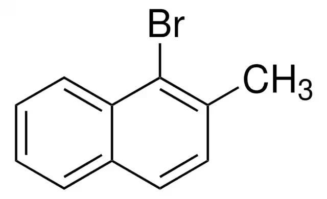 1-Bromo-2-methylnaphthalene structure, CAS 2586-62-1