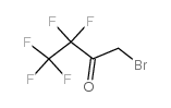 1-Bromo-3,3,4,4,4-pentafluorobutan-2-one structure, CAS 92737-01-4