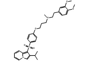 Fantofarone structure, CAS 114432-13-2