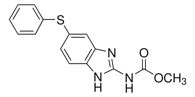 Fenbendazole structure, CAS 43210-67-9