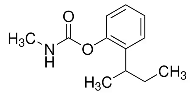 Fenobucarb structure, CAS 3766-81-2