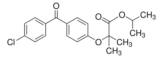 Fenofibrate structure, CAS 49562-28-9