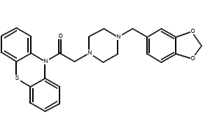 Fenoverine structure, CAS 37561-27-6