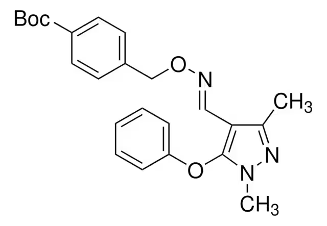 Fenpyroximate structure, CAS 111812-58-9