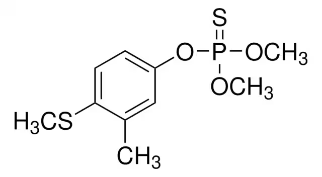 Fenthion structure, CAS 55-38-9