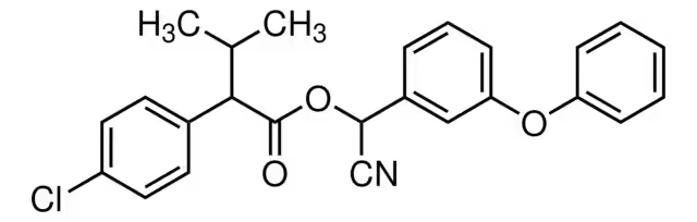 Fenvalerate structure, CAS 51630-58-1
