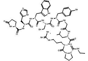 Fertirelin structure, CAS 38234-21-8