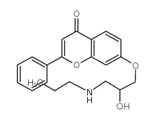 Flavodilol structure, CAS 79619-31-1