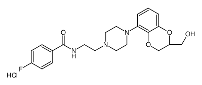 Flesinoxan structure, CAS 98205-89-1