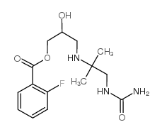 Flestolol structure, CAS 87721-62-8