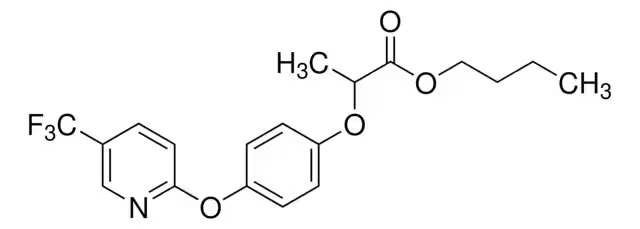 Fluazifop-butyl structure, CAS 69806-50-4