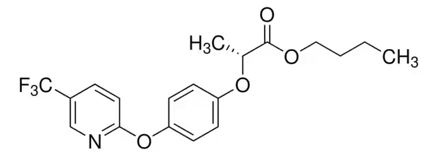 Fluazifop-P-butyl structure, CAS 79241-46-6