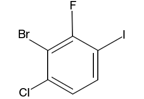 1-Bromo-3-fluoro-4-iodobenzene structure, CAS 105931-73-5