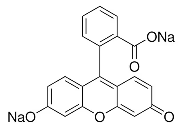 Fluorescein disodium salt structure, CAS 518-47-8