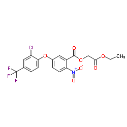 Fluoroglycofen-ethyl structure, CAS 77501-90-7