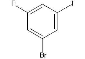 1-Bromo-3-fluoro-5-iodobenzene structure, CAS 845866-85-5