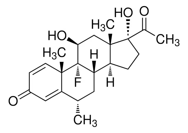 Fluorometholone structure, CAS 426-13-1