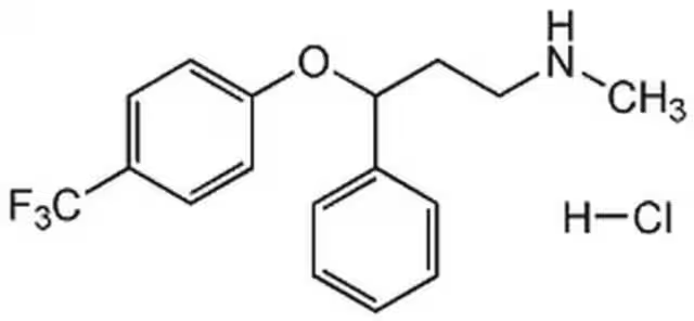 Fluoxetine HCl; Fluoxetine hydrochloride structure, CAS 56296-78-7