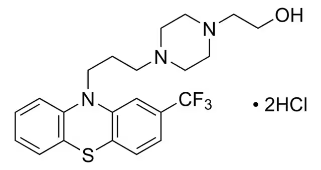 Fluphenazine structure, CAS 69-23-8