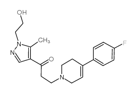 Flupranone structure, CAS 21686-10-2