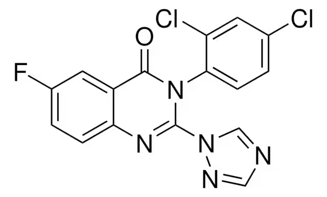 Fluquinconazole structure, CAS 136426-54-5