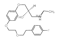 Flusoxolol structure, CAS 84057-96-5