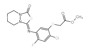 Fluthiacet-methyl structure, CAS 117337-19-6