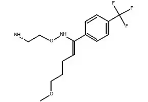 Fluvoxamine structure, CAS 54739-18-3