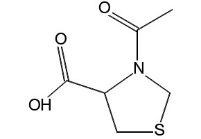 Folcisteine structure, CAS 5025-82-1