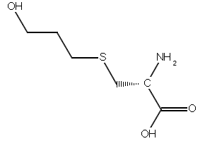 Fudosteine structure, CAS 13189-98-5