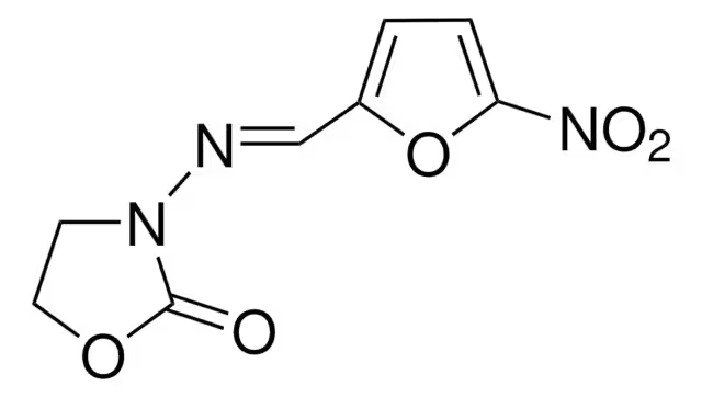 Furazolidone structure, CAS 67-45-8